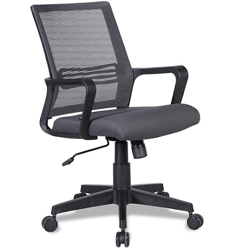 Ghế lưới nhân viên GL119 chân nhựa